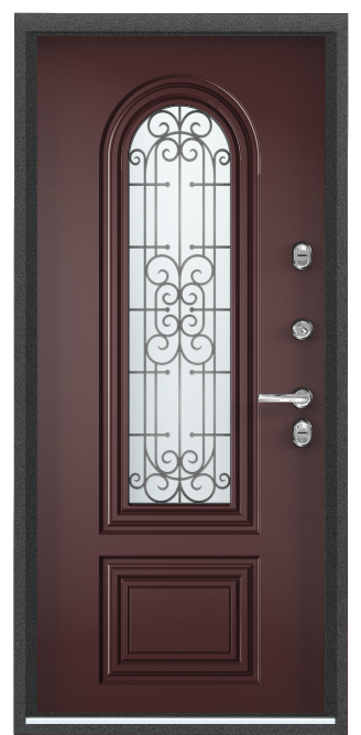 SNEGIR PRO-C PP, Панель MDF с ПВХ покрытием, S60G-02, ЛКП Кармин в Челябинске